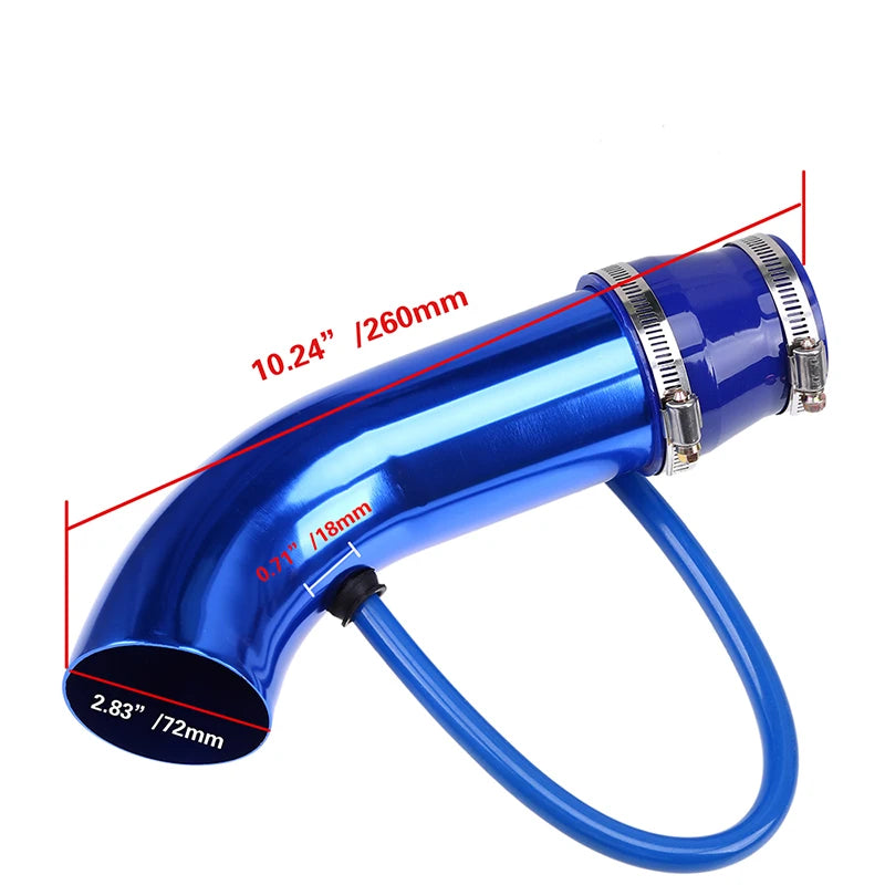TougeFlow 3" Aluminum Cold Air Intake Pipe – High Flow Kit