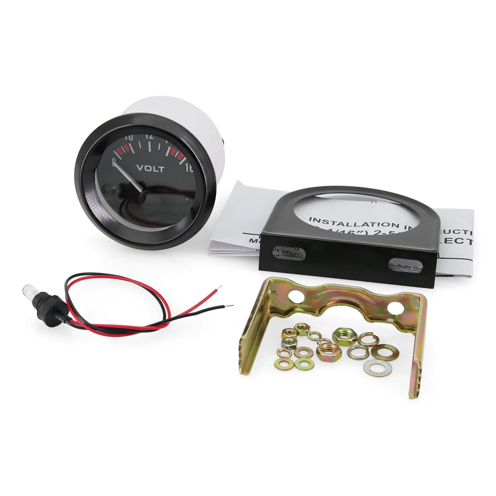 TougeGauge Multi-Function 52mm Digital Meter – Water, Oil, Volt, Fuel