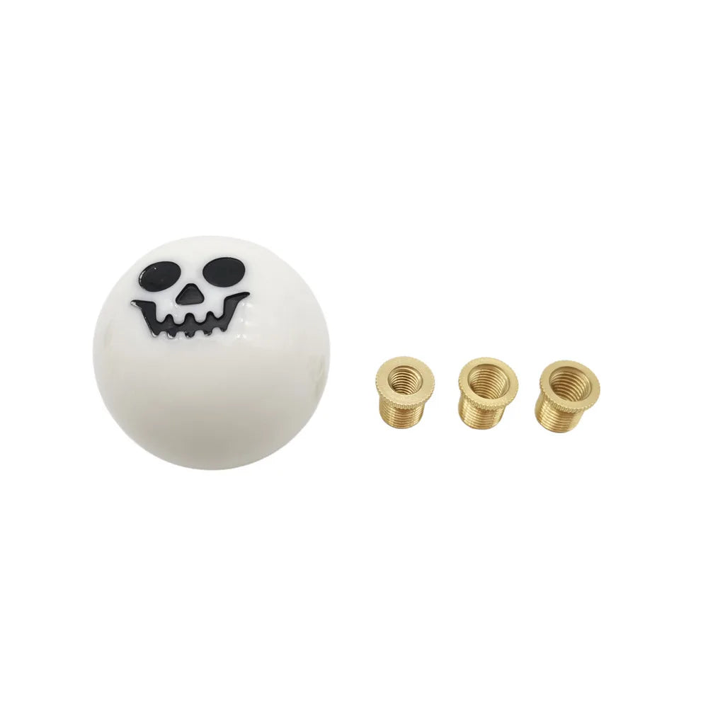 TougeGhost Resin Shift Knob – Black Evil Smile Edition