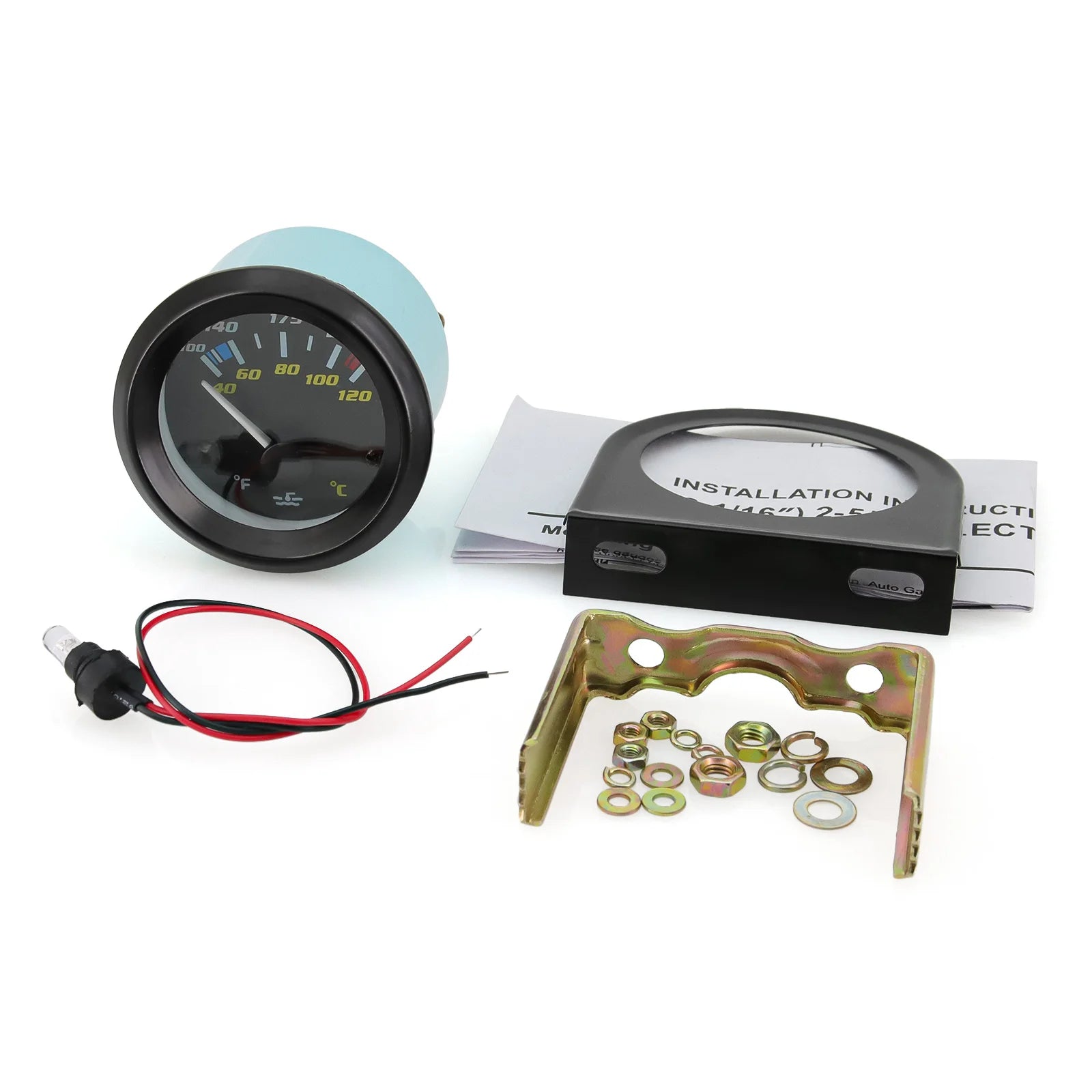 TougeGauge Multi-Function 52mm Digital Meter – Water, Oil, Volt, Fuel