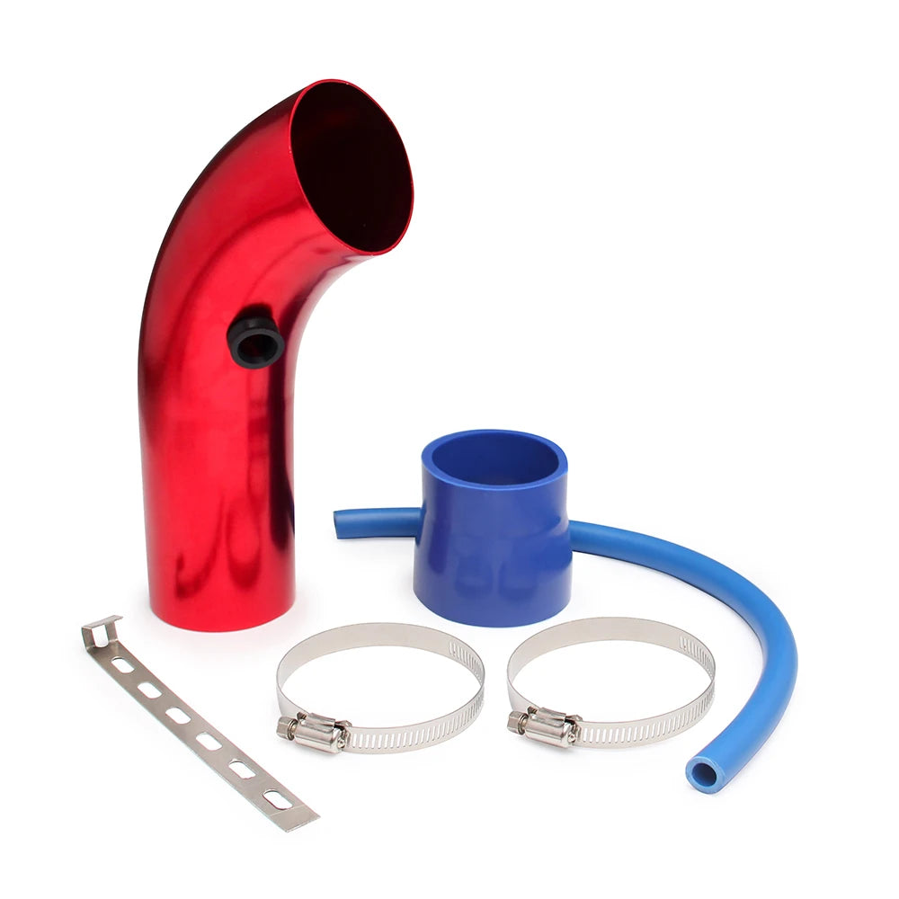 TougeFlow 3" Universal Aluminum Cold Air Intake Pipe (with filter) – High Flow Kit