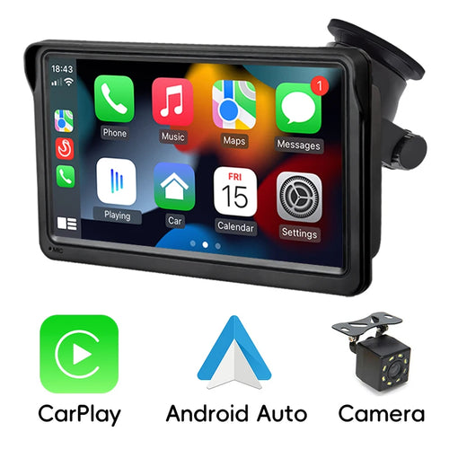 Hippcron 7” CarPlay & Android Auto Multimedia Hub